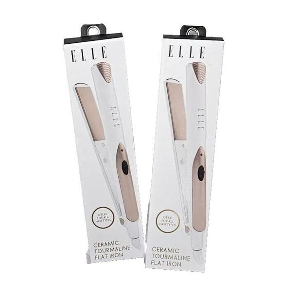 *NIB* Elle Ceramic Tourmaline‎ Flat Iron - Picture 4 of 7